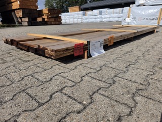 Ca. 21x Thermo Vuren Planken Geschaafd, 20x120mm, lengte 300cm